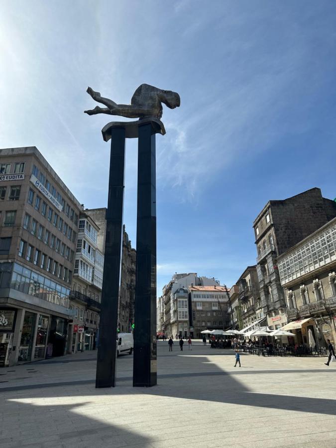 Apartamento Vigo Centro Puerta Del Sol Exteriör bild